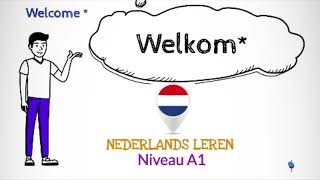 NEDERLANDS LEREN NT2 Grammaticales 1 GROETEN Taalcompleet A1 [upl. by Einohtna]