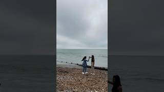 Eastbourne beach sevensisterscliffs femalefriendship duo goals beachesinuk trending brighton [upl. by Asilanom]