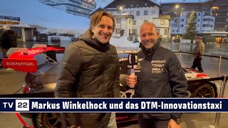 MOTOR TV22 Markus Winkelhock und das DTMInnovationstaxi von Schaeffler [upl. by Asatan689]