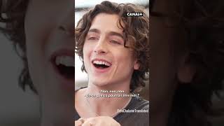 Timothée Chalamet can still speak French [upl. by Nelag]