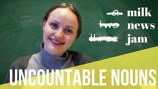 Substantiv vi ikke kan telle  Uncountable nouns [upl. by Mandych45]