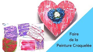 Comment Faire de la Peinture Craquelée avec de la colle Cléocol de Cléopâtre [upl. by Jea]