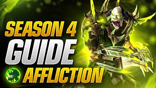 Patch 1026 Affliction Warlock Season 4 DPS Guide New Rotation Talents and More [upl. by Adeys]