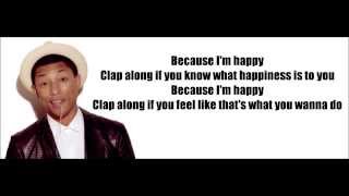 Pharrell Williams  Happy lyricsparoles HD [upl. by Sage179]