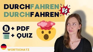 Sind diese Verben trennbar oder untrennbar  Kostenloses PDF  Quiz [upl. by Lap764]