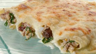 Receta de canelones de carne con espinacas y pasas  Karlos Arguiñano [upl. by Kling207]