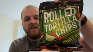 Cheap Alternative to Taki’s Ted’s Favourites Rolled Tortilla Chips Chilli amp Lime Flavour  Review [upl. by Grobe]