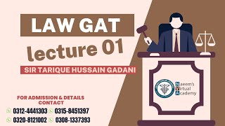 LAW GAT Law Gat lecture 1 QSO [upl. by Alauqahs351]