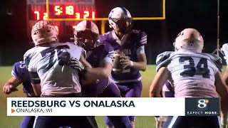 High School Football Reedsburg vs Onalaska [upl. by Atikim]