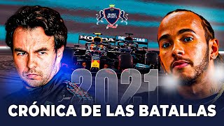 Checo Pérez vs Lewis Hamilton  Los DUELOS de la F1 en la temporada 2021 [upl. by Newob]