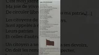 Lecture diction  Ma citoyenneté  page  55  unité 2  mes apprentissages en français 6ème AEP [upl. by Stilwell]