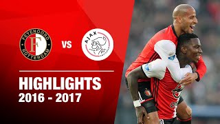 Highlights  Feyenoord  Ajax  Eredivisie 20162017 [upl. by Direj]