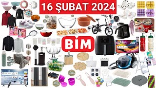 RESMİ KATALOGDAN ✅ BİM 16 ŞUBAT 2024  MUTFAK ÇEYİZ EŞYALARI  BİM İNDİRİM Bim Aktüel Kampanyaları [upl. by Hgeilyak71]