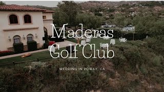 Maderas Golf Club Wedding in Poway CA [upl. by Atiuqrahc]