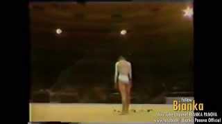 Bianka Panova  1986  Ribbon Routine  British International Tournament  London United Kingdom [upl. by Coppins]