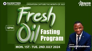 FRESH OIL SEMINAR  ANOINTING SERVICE  JULY 1ST 2024 [upl. by Ellerey]