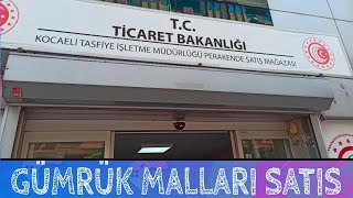 GÜMRÜK MALLARI SATIŞ MAĞAZASI gümrük magaza kacak ticaret [upl. by Hanleigh81]