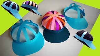 Paper Hat  Paper Cap  How To Make Paper Hat  How To Make Paper Cap  DIY Hat [upl. by Akeber]