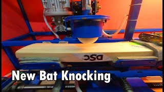 Machine Knocking of Brand New Cricket Bat  English Willow DSC Split 60 [upl. by Orlena]