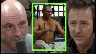 Edward Norton Talks Rickson Gracie with Joe Rogan [upl. by Torbert921]