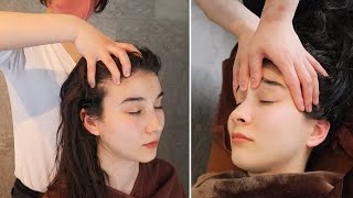 Migraine Healing Massage by Japanese Pro  ASMR [upl. by Ilbert]