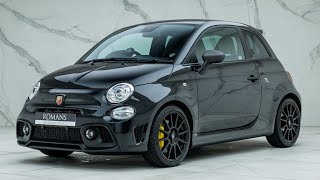 2023 Abarth 695 Competizione  Scorpione Black  Walkaround  Engine amp Exhaust Sound [upl. by Orella69]