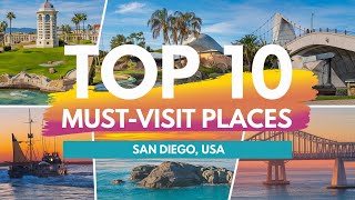 Top 10 Must See Attractions in San Diego USA [upl. by Maggio]