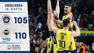 Bahçeşehir Koleji 105110 Fenerbahçe Beko  Türkiye Sigorta Basketbol Süper Ligi  202324 [upl. by Keemahs]