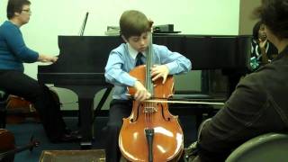 8 year old Cellist plays David Poppers Tarantella [upl. by Naves]