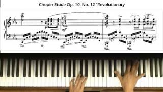 Chopin Etude Op 10 No 12 quotRevolutionaryquot Piano Tutorial recorded 2011 will redo May 2024 [upl. by Acemat]