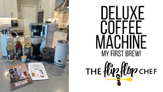 Deluxe Coffee Machine  My First Brew [upl. by Fleeta]