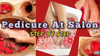 Pedicure at Salon 2024  Pedicure Step by Step kaise kare  How to Pedicure at salon viralvideo [upl. by Azilanna]