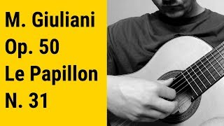 Mauro Giuliani Le Papillon Op 50 n 31 Allegretto [upl. by Morse]