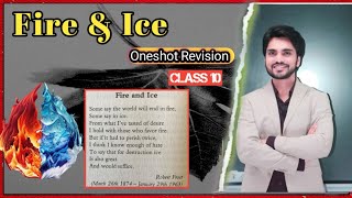 Fire and Ice class 10 English By dear sir हिंदी में Explanation with summary [upl. by Nodyarb]