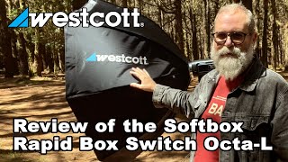 Review of the softbox Rapid Box Switch Octa L By Westcott  IN ENGLISH [upl. by Haldi]