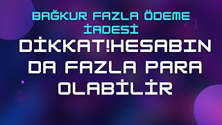 Bağkur Fazla Ödeme İadesi EDevlet amp Kolayca Başvur [upl. by Aimat624]