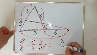 Menelaus theorem 1 of 2 [upl. by Akerdna197]