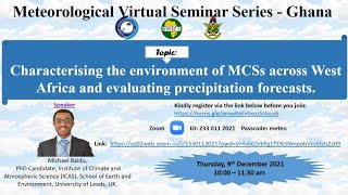 Mesoscale Convective Systems in West Africa Analysis Dynamics and Modeling Capabilities [upl. by Liam]