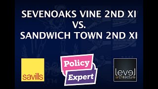 Sevenoaks Vine 2nd XI v Sandwich Town 2nd XI  HIGHLIGHTS  The Rain Wins  Kent League 2021 [upl. by Azzil]