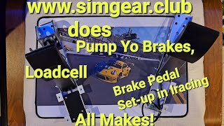 Brake Pedals and how to Setup Loadcell in Iracing w wwwsimgearclub All Makes [upl. by Edalb785]