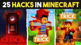 25 SECRET 😱 Hacks In Minecraft Every Player Should Know Part 2  Hindi [upl. by Eenyaj]