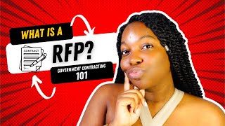 What is a Request For Proposal RFP  Government Contracting 101 [upl. by Eseeryt453]