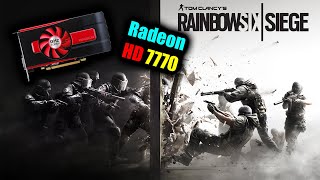 quotTom Clancys Rainbow Six Siegequot On Radeon HD 7770 1GB DDR5 [upl. by Naryb]