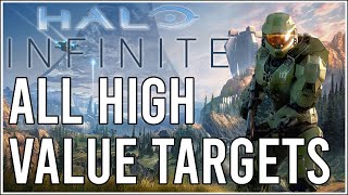 Halo Infinite  Bloodstars Bane Achievement Guide All 15 HVT Locations [upl. by Terrell]