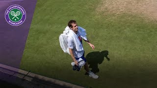 Watch practice at Wimbledon 2017 in 360°  Day 4 Replay [upl. by Hoon215]