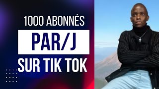 comment augmenter des abonnés 1000 sur Tik tok [upl. by Nerradal]