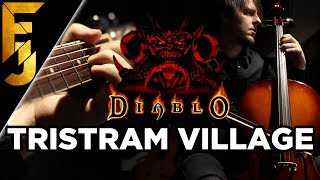 Diablo  quotTristram Villagequot AcousticMetal Guitar Cover  FamilyJules [upl. by Lihcox]