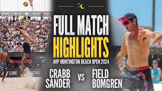 Top Plays  TaCrabbSander vs FieldBomgren AVP Huntington Beach 2024 [upl. by Eyllib]