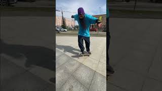 Fakie 180 kick flip  скейтбординг трюки [upl. by Bois]