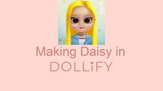 Making Daisy in Dollify  Letter D [upl. by Salangi358]